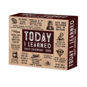 Today I Learned 2026 Desk Calendar