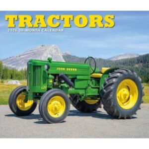 Tractors 2026 Deluxe Wall Calendar