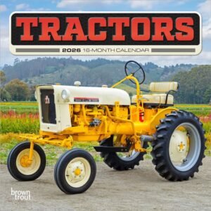 Tractors 2026 Mini Wall Calendar