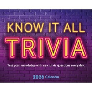 Trivia Night 2026 Desk Calendar