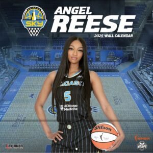 WNBA Chicago Sky Angel Reese 2025 Wall Calendar