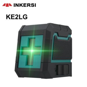 2 Lines Laser Level with Vertical and Horizontal Cross Lines, Automatic Self Leveling, 360 Degree Green and Red Beam Leveler