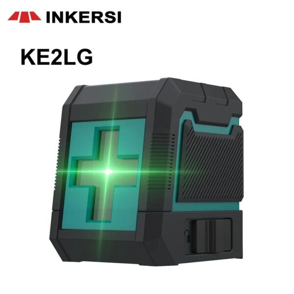 2 Lines Laser Level with Vertical and Horizontal Cross Lines, Automatic Self Leveling, 360 Degree Green and Red Beam Leveler