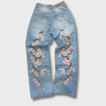 'Blossom' Embroidered Jeans