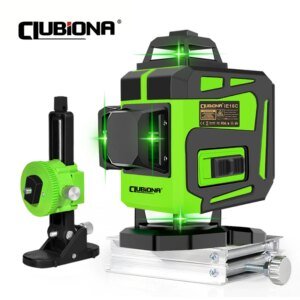 Clubiona 4D 16 Lines professional Super Green Laser Level Cross-Line Self-Leveling Remote Control with 4000mAh li-ion Battery - AliExpress 1420