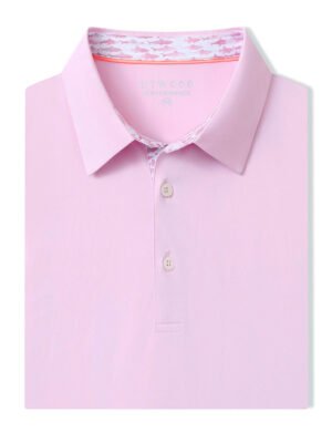 Designed Collared Solid Performance Polo