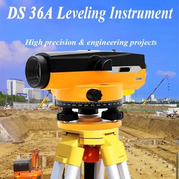 DS36A 36X Automatic Level Gauge Parallel Tester Mapping Tools Optical Level Engineering Automatic Laser Level Survey Instrument - AliExpress 1420