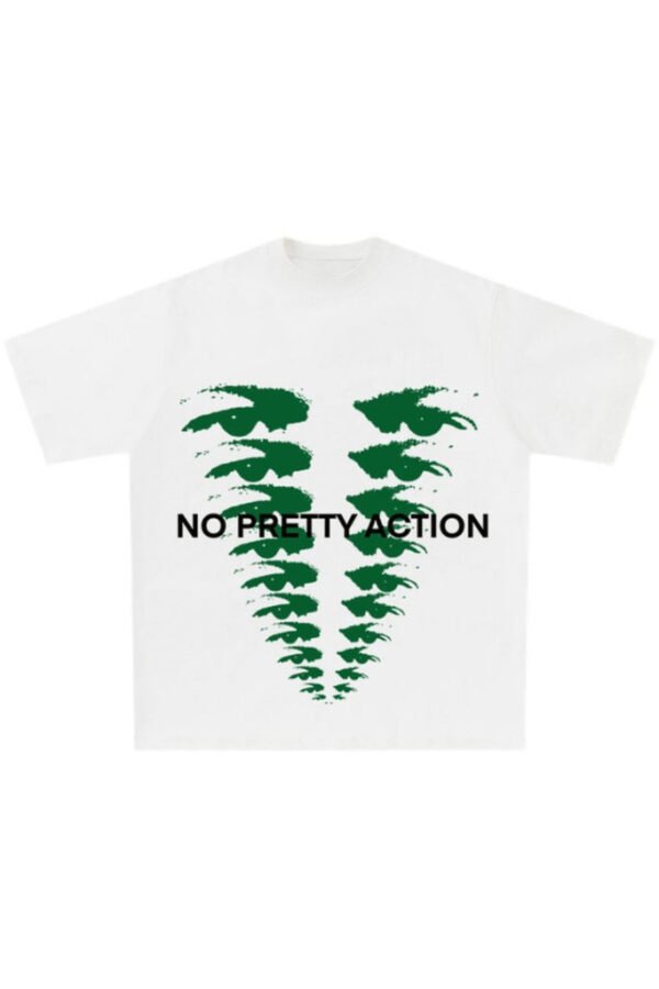 Graphic Tee 'No Pretty Action'