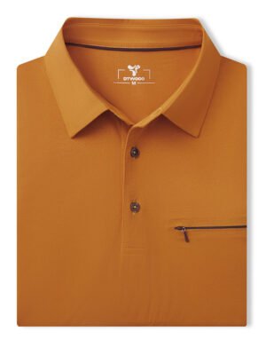 Hidden Zip Pocket Performance Polo