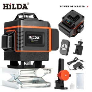 HILDA 16 Lines Laser Level Horizontal & Vertical Self-Leveling Cross Line Green Beam Laser Level Floor Tile Sticking Instrument - AliExpress 1420