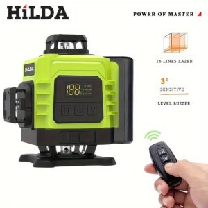 HILDA 6-lines 4x360 ° Laser Level Automatic Leveling for Building and Image Suspension 2 Rechargeable Batterie - AliExpress 1420