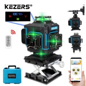 KEZERS 16 Lines 4D Display Green Laser Level KL4D-03G Self leveling 360 1PC 4000mAh Li-ion Battery Remote Control - AliExpress 1420