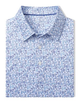 Men's Print Performance Polo