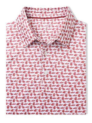 Men's Print Performance Polo