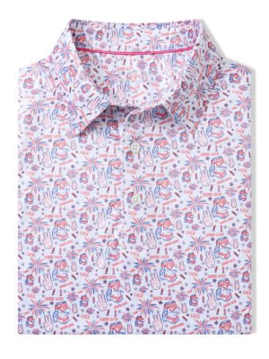 Men's Print Performance Polo