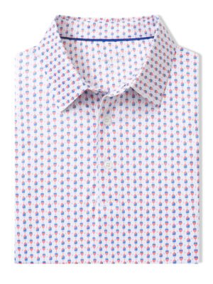 Men's Print Performance Polo