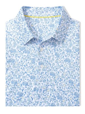 Men's Print Performance Polo