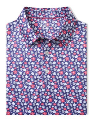 Men's Print Performance Polo