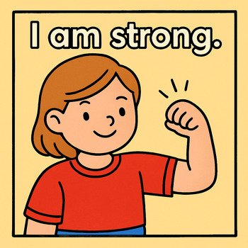 Printable Growth Mindset Affirmations Coloring Pages | Positive Self-Talk Digita