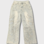 'Raw Edge' Baggy Pants