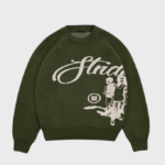 'Structure' Graphic Knitted Sweater