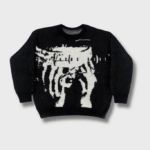 'Telepathy' Graphic Knitted Sweater