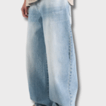 'Vanguard' Blue & White Scimitar Jeans