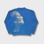 'Vibrations' Graphic Knitted Sweater