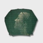 'Vibrations' Graphic Knitted Sweater