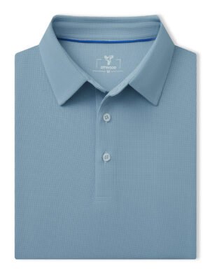 Waffle Jacquard Performance Polo