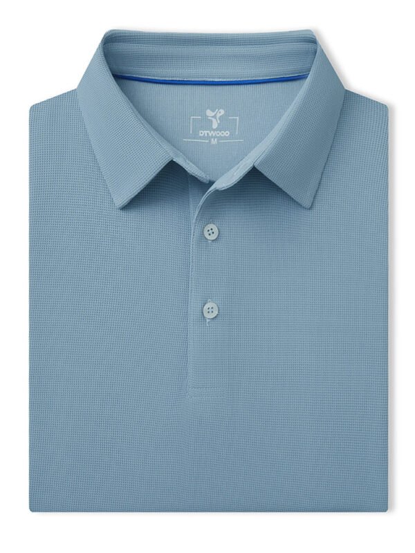 Waffle Jacquard Performance Polo