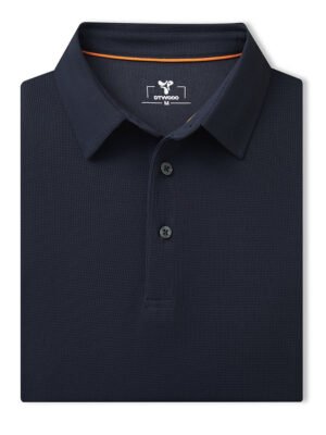 Waffle Jacquard Performance Polo