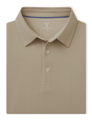 Waffle Jacquard Performance Polo