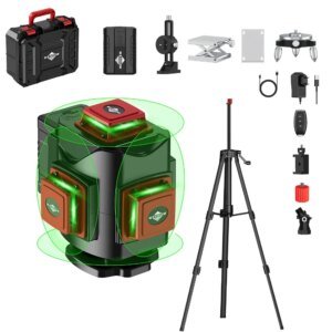 WEIDDW 4D16 Lines Professional Laser Level 360 Self Leveling With Rechargerable Lithuim Battery l Green Laser Beam Build Tools - AliExpress 1420